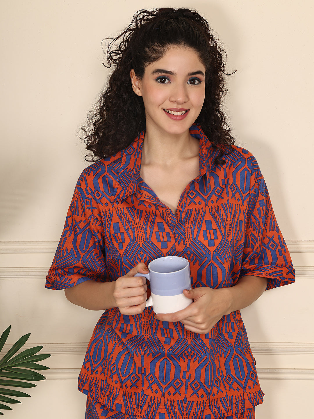 Citrus Maze Shorts Set