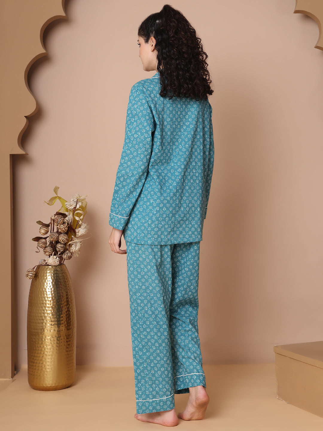 Saanjh Collar Night Suit