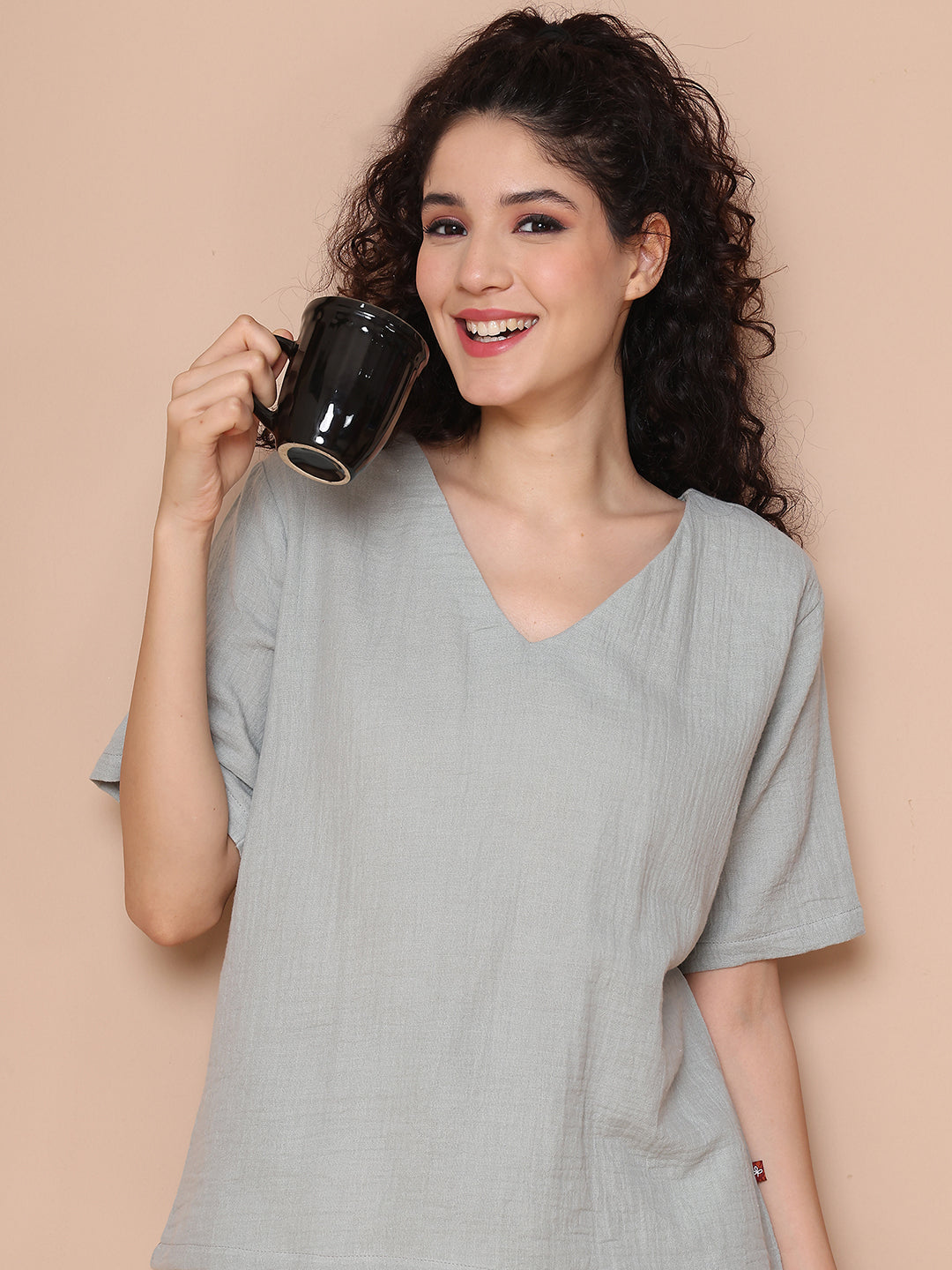 Cool Aloe Cotton Double Cloth Co-ord Set