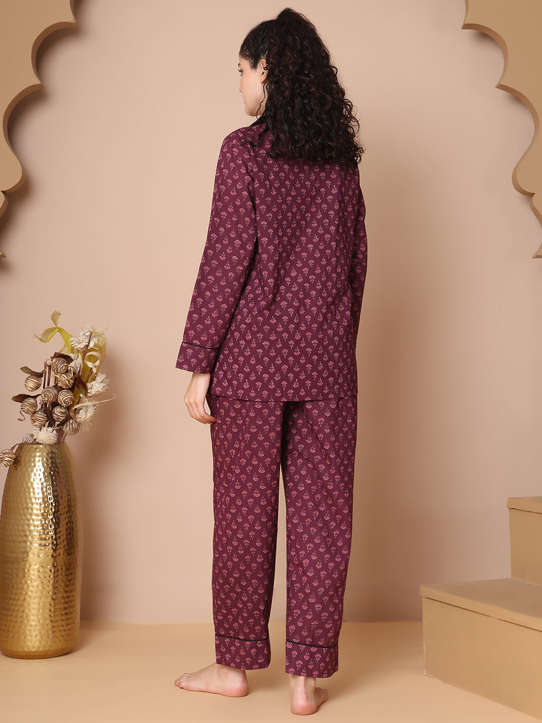 Jaamun Collar Night Suit