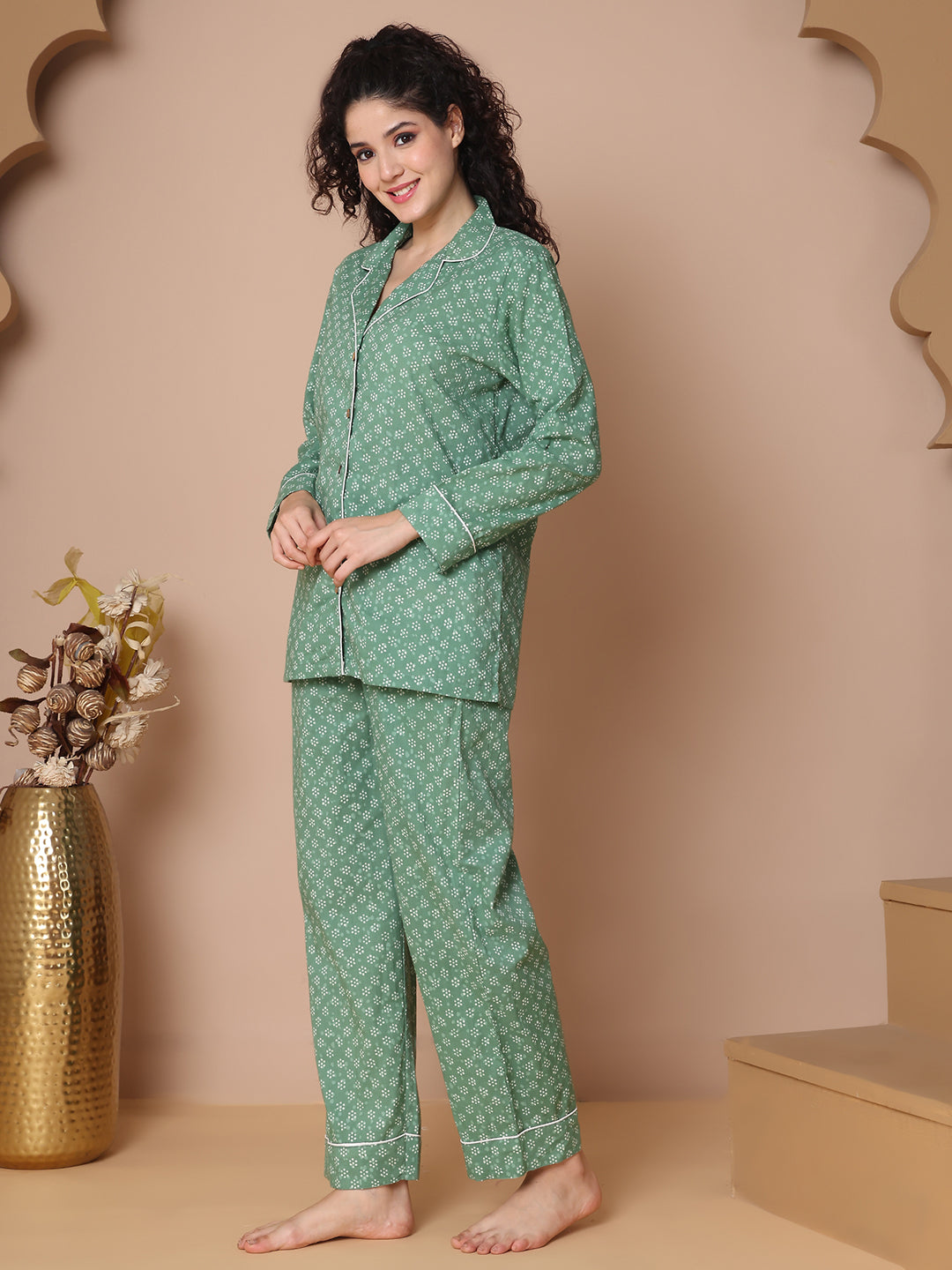 Tulsi Collar Night Suit