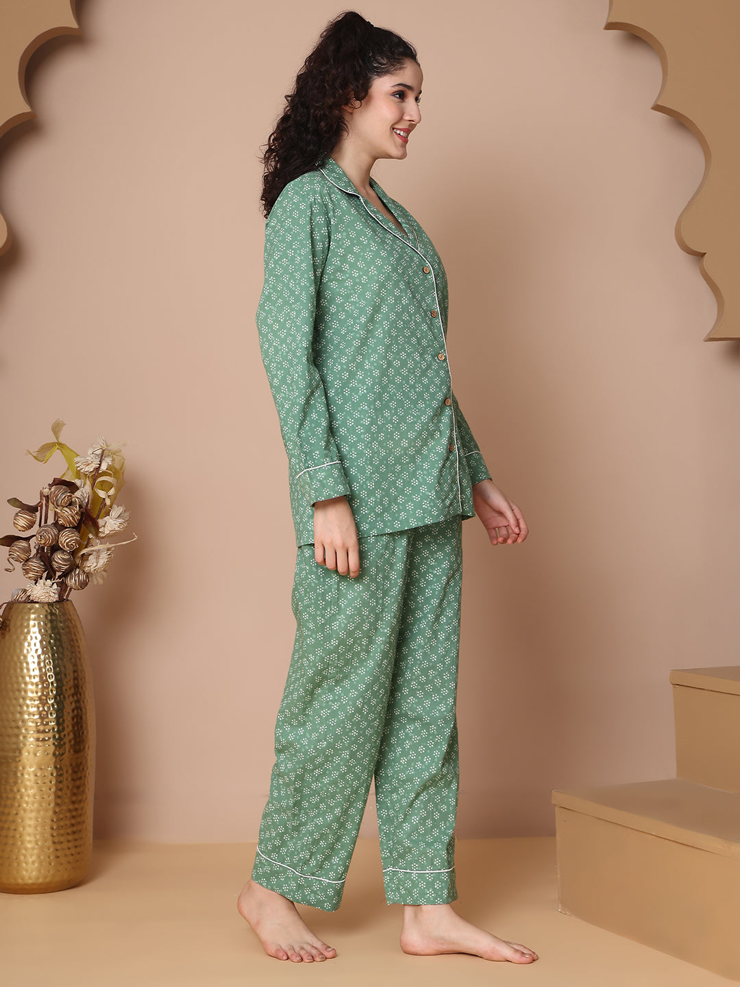 Tulsi Collar Night Suit