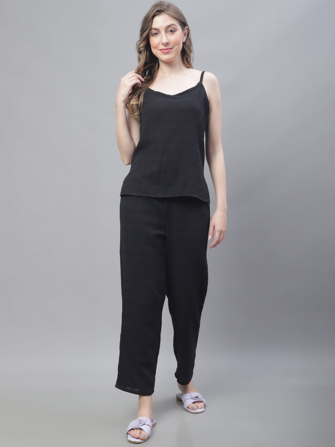 Black Self Co-Ord Set
