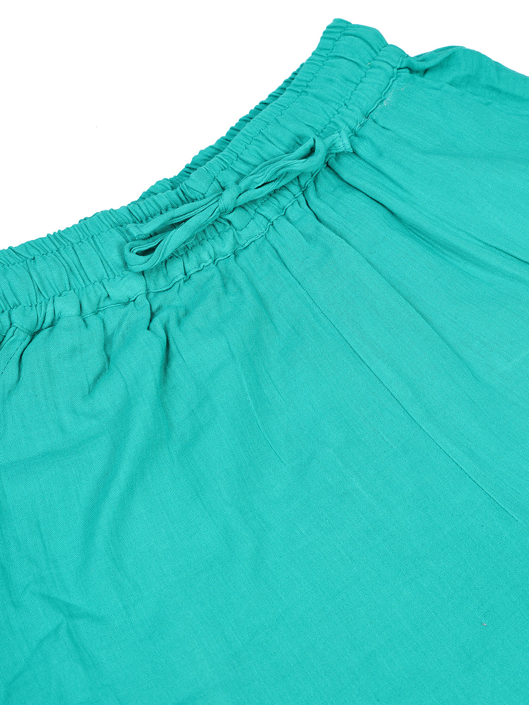 Green Top and Shorts Set