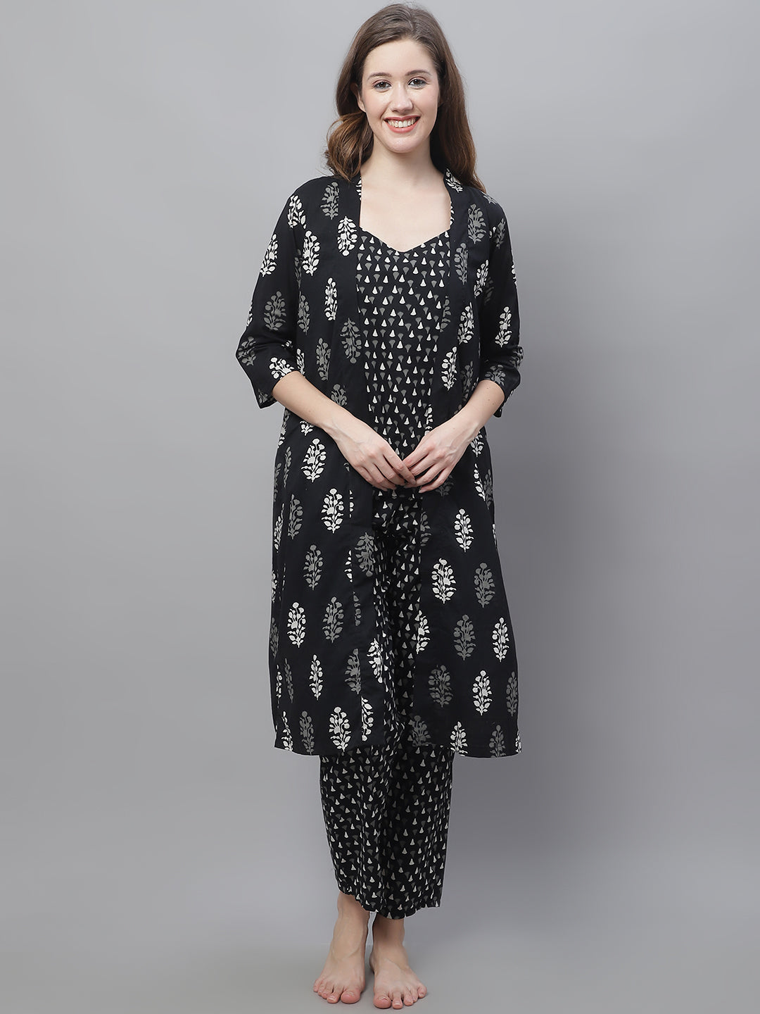 Black Boota Block Co-Ord Set
