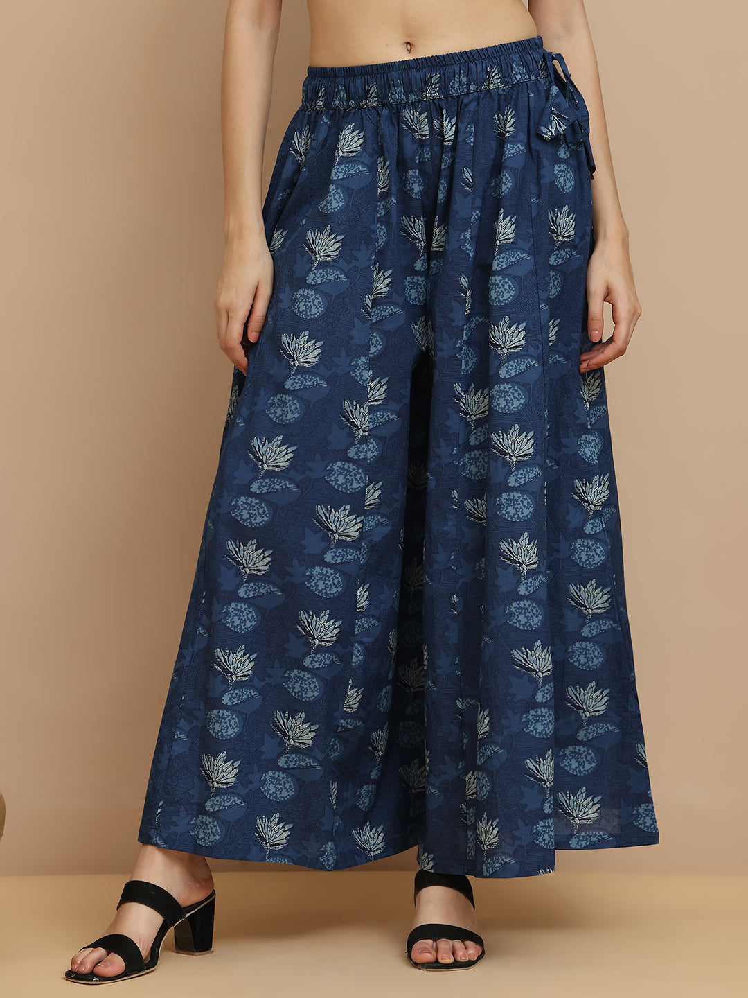 Gul Kali Cotton Indigo Palazzo