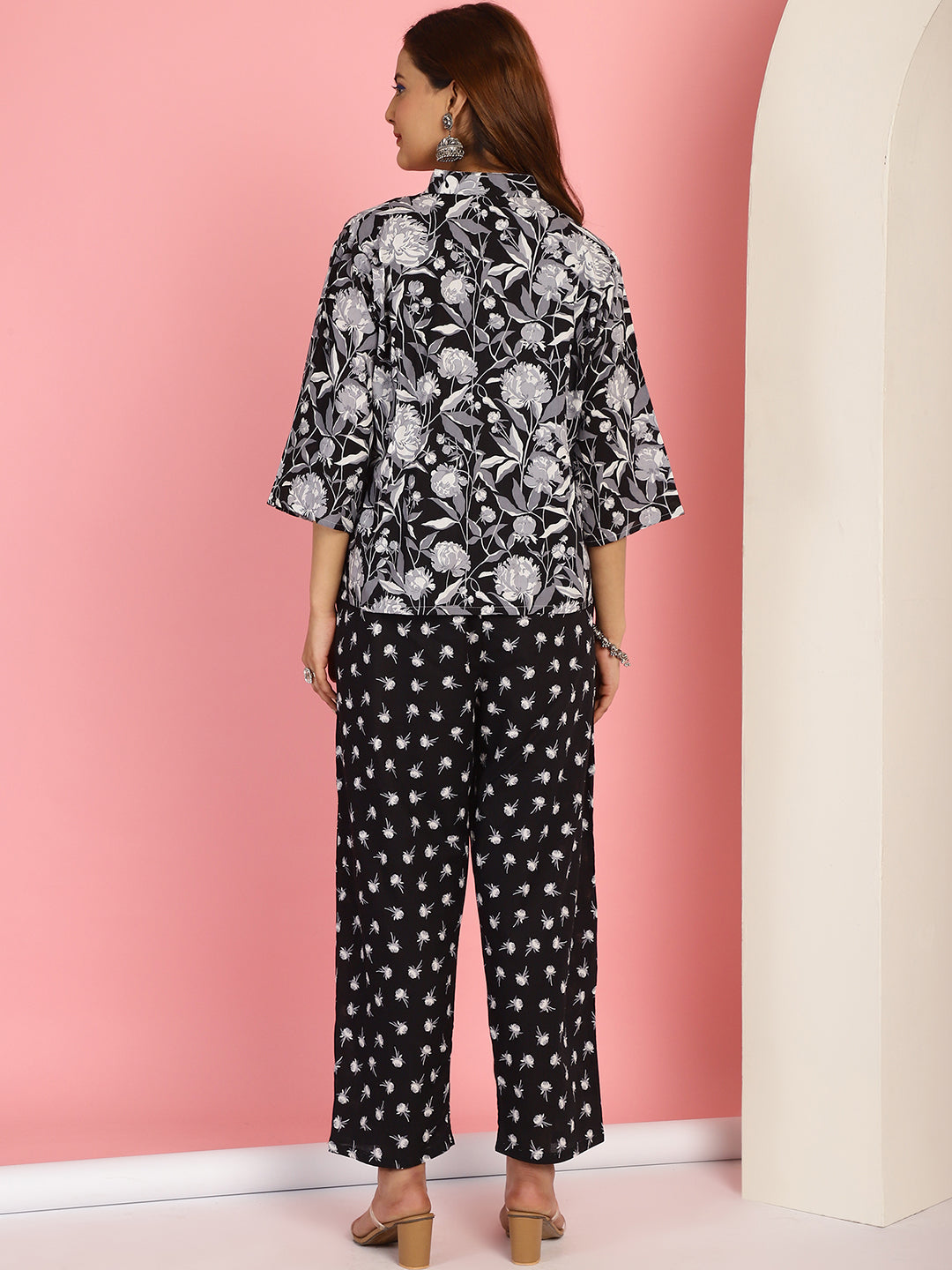 Black Rose Co-Ord Set