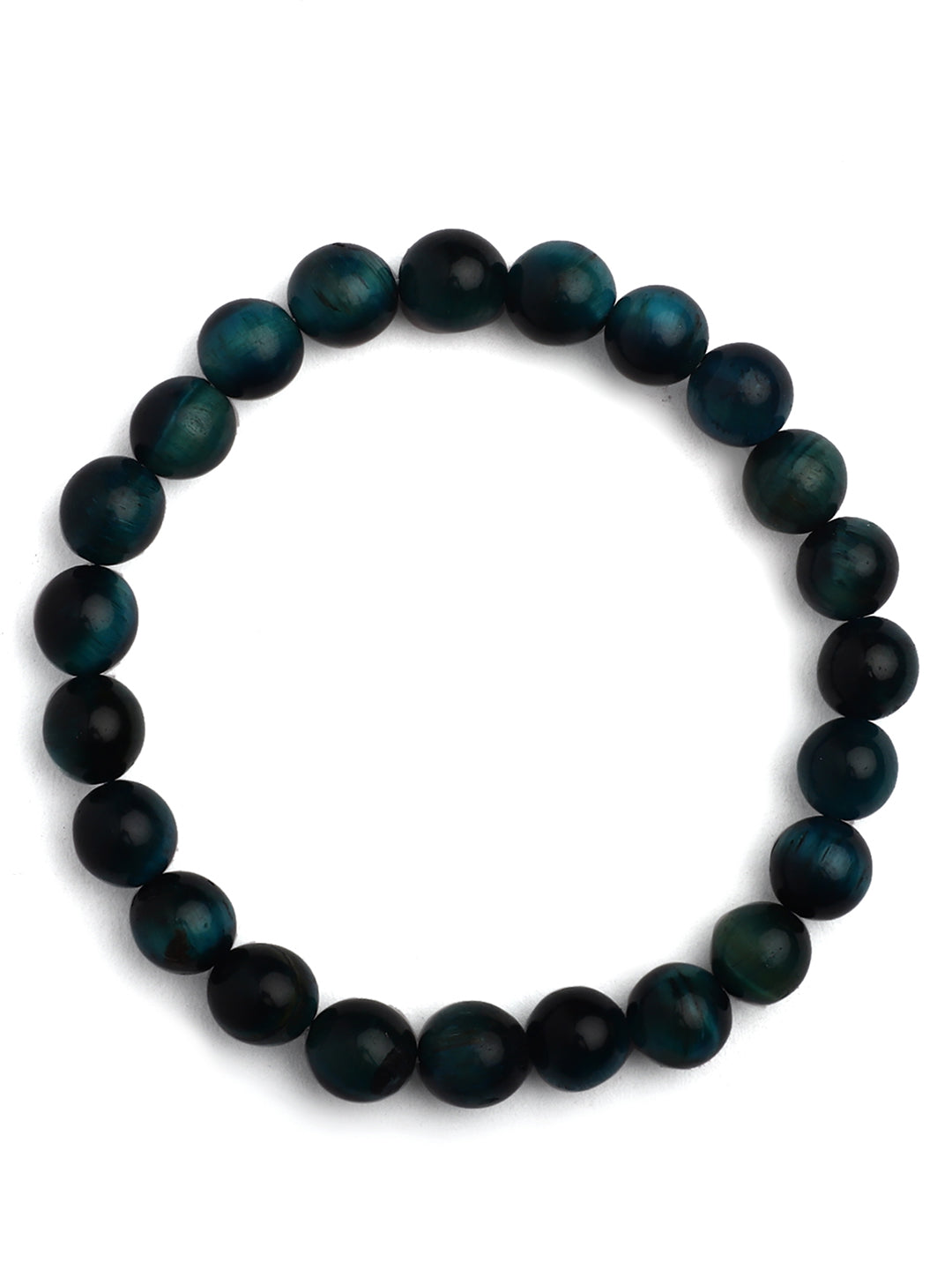 Blue Cat Eye Semi Precious Bracelet