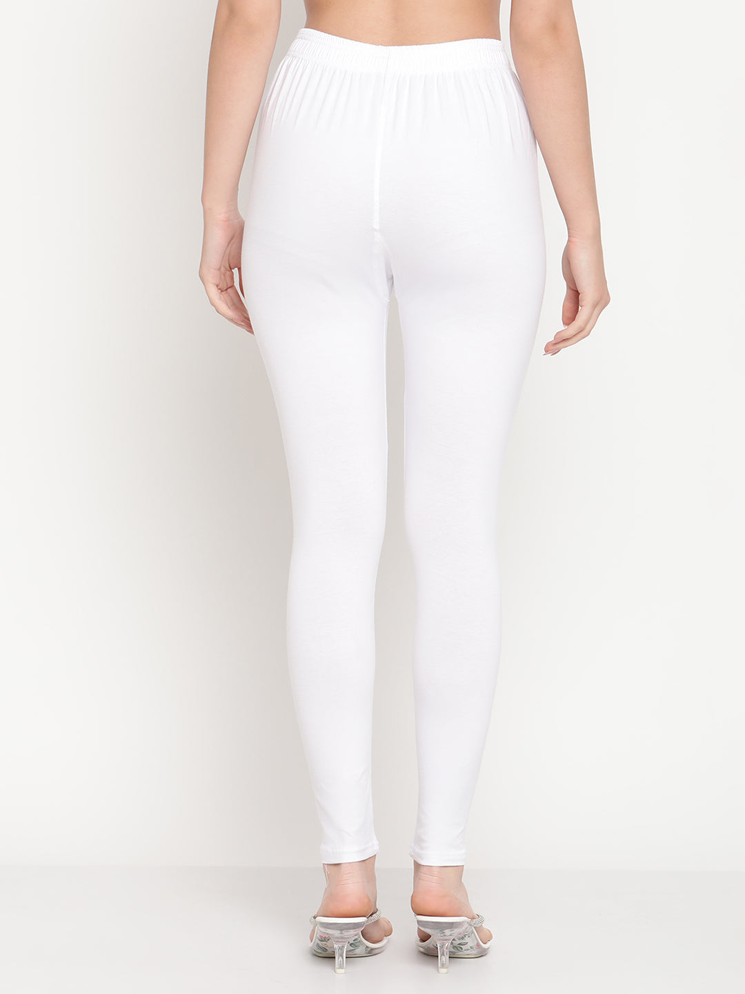 White Ankle Length Legging