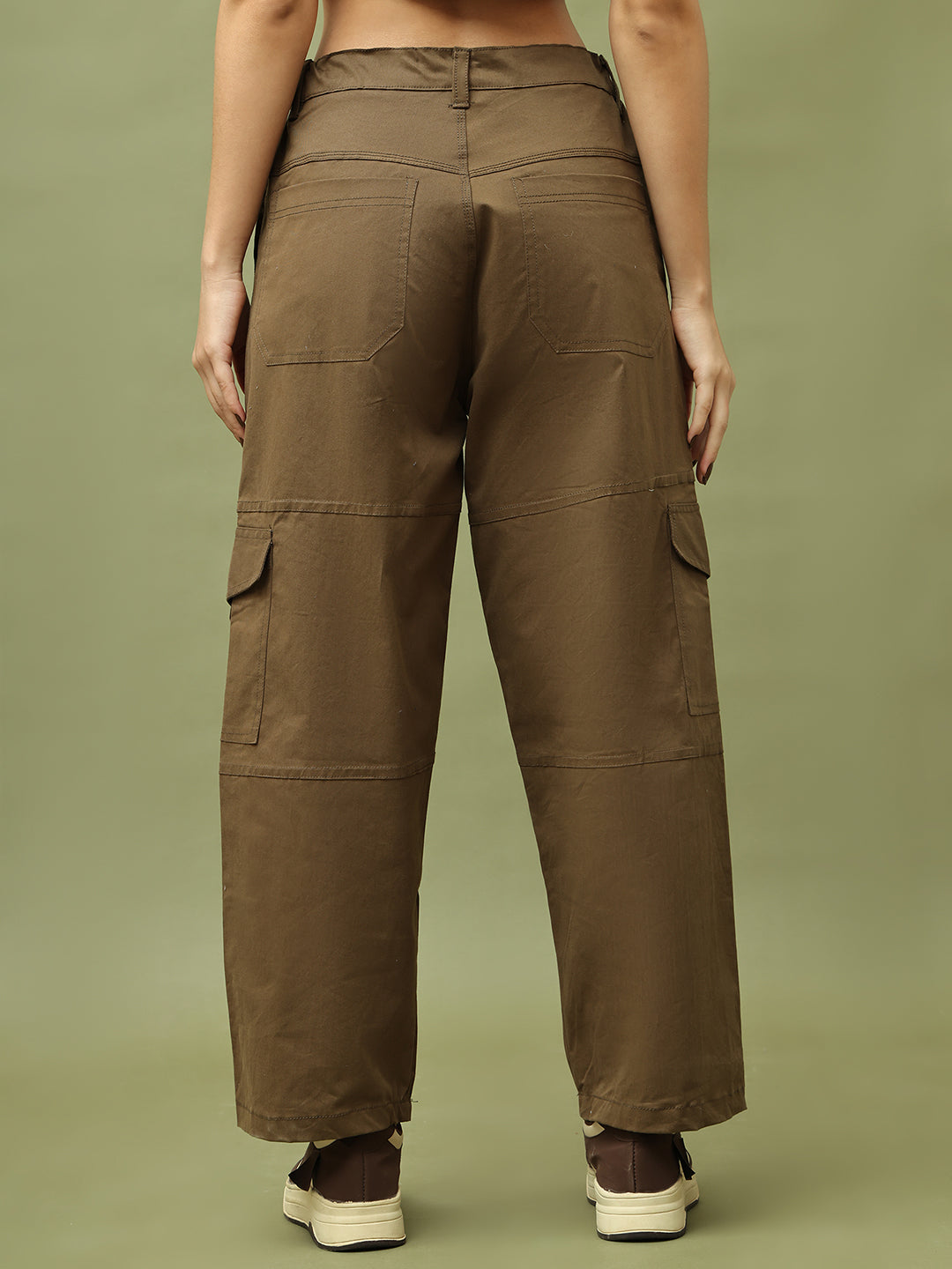 Brown High-Rise Utility Cargo