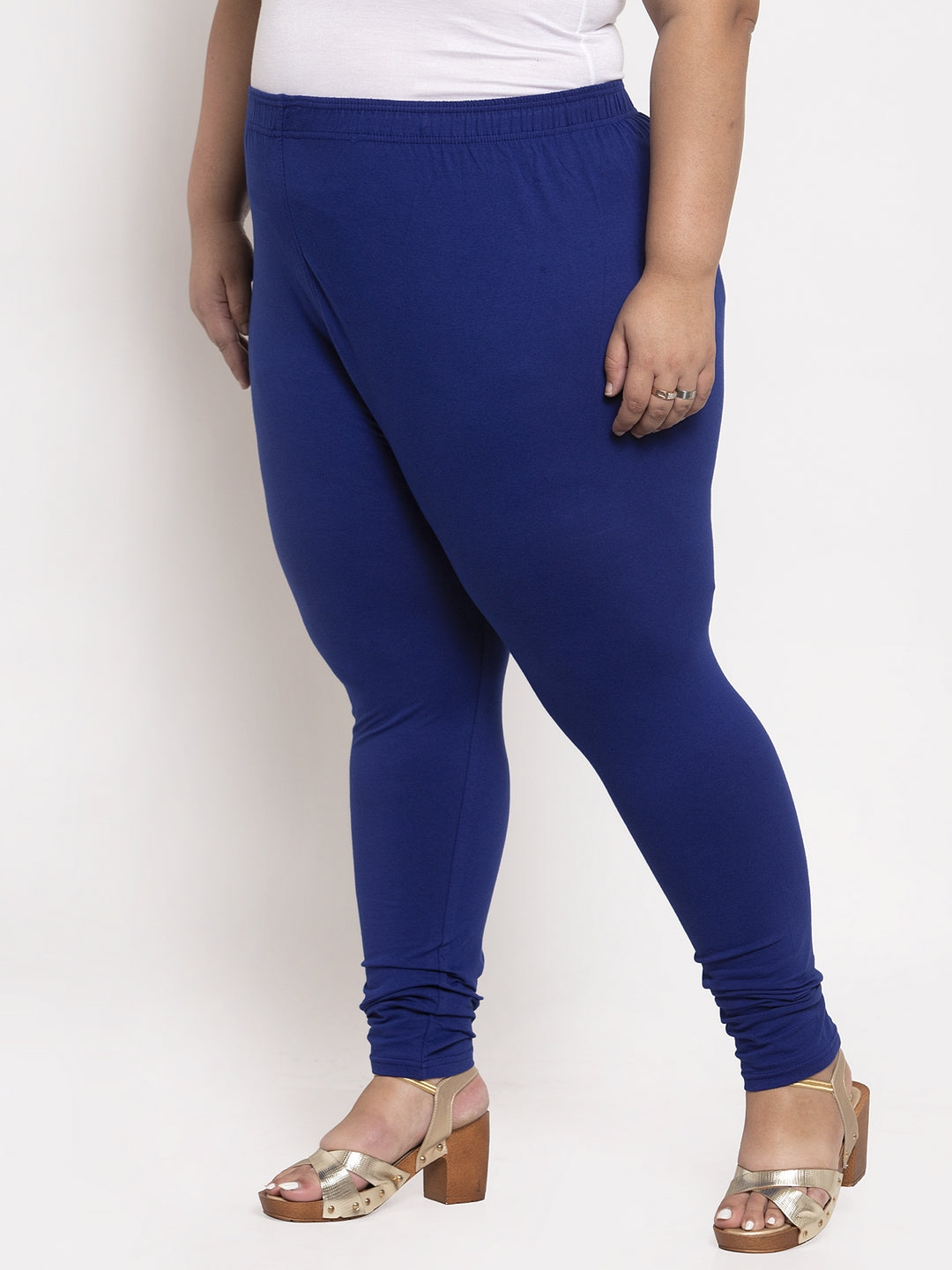 Royal Blue Ankle Length Plus Legging