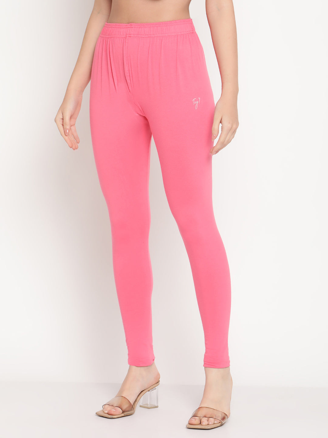 Flamingo Pink Ankle Length Legging