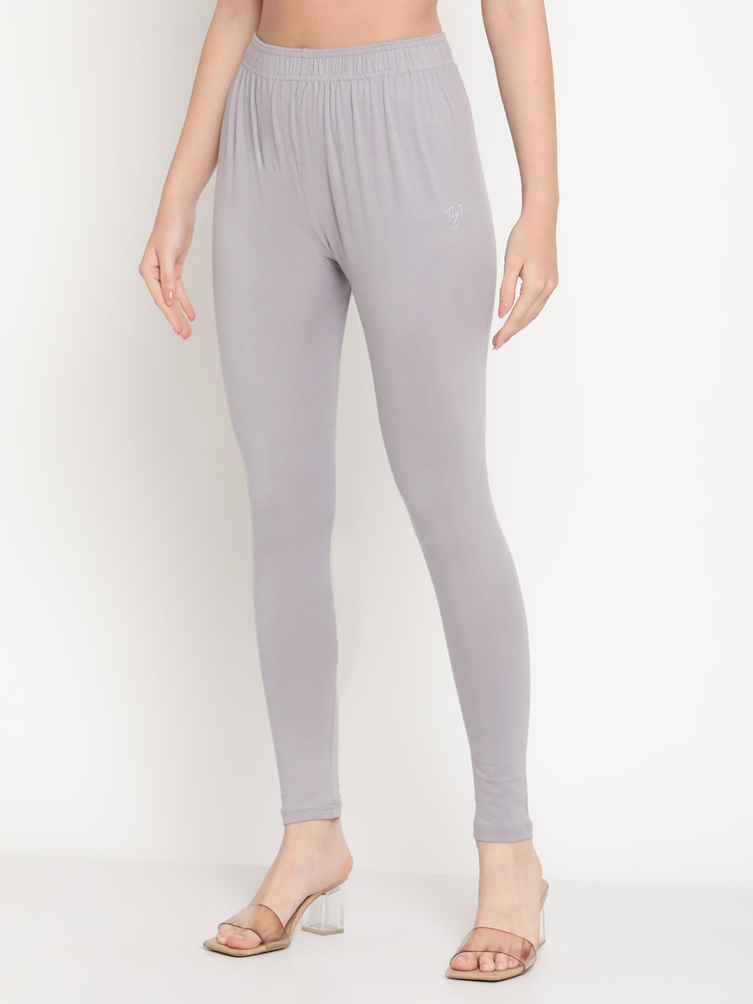 Light Grey Ankle Length Legging