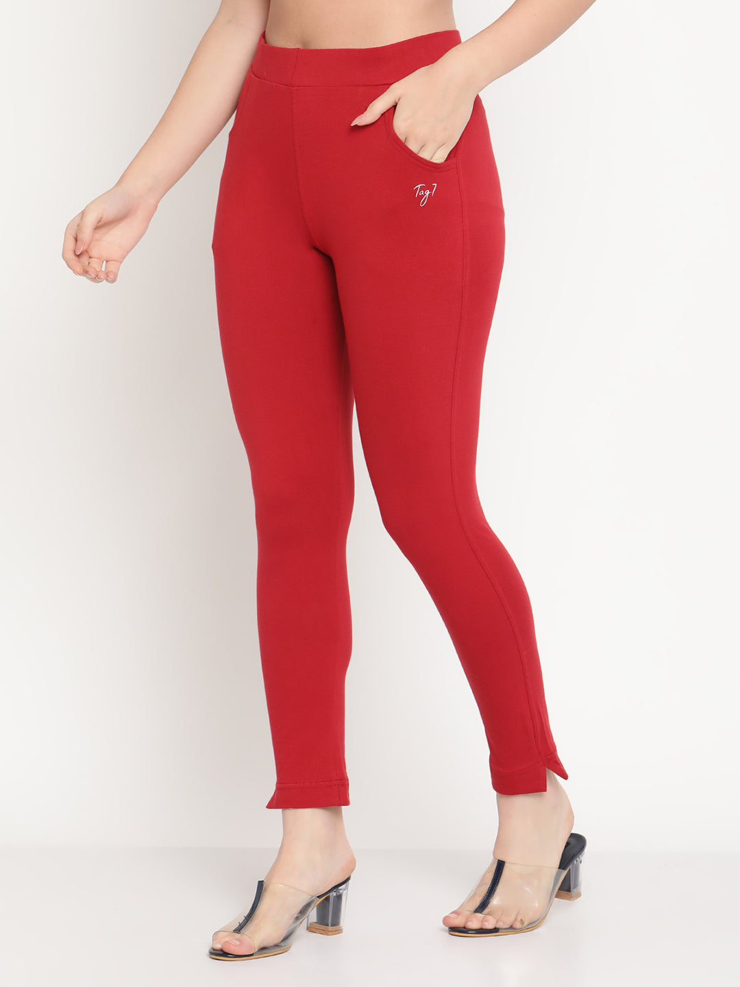 Maroon Pocket Pant