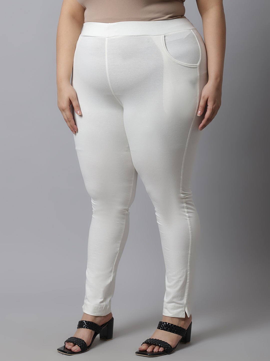 Off White Plus Pocket Pant