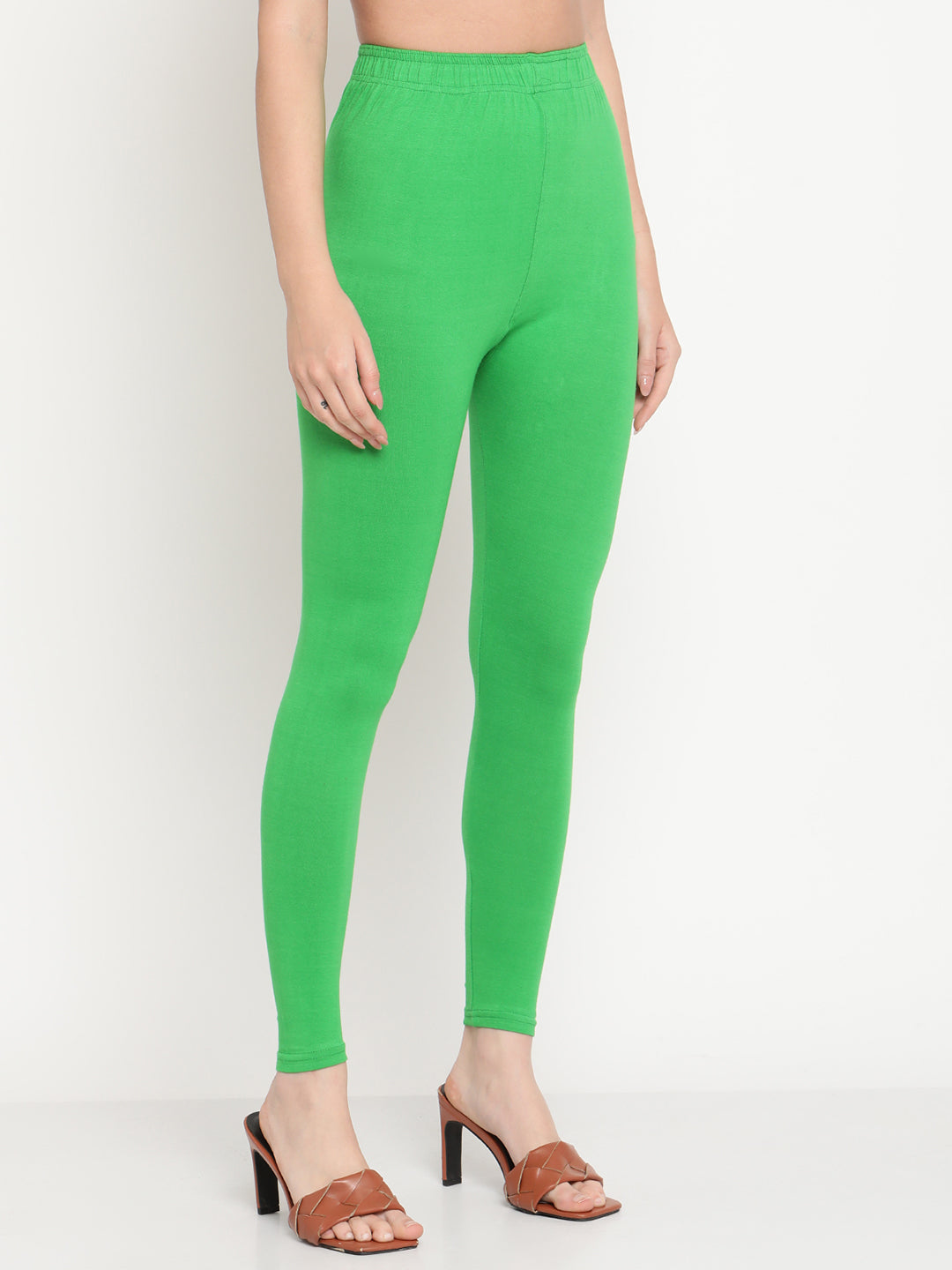Leafy Green Ankle Length Legging