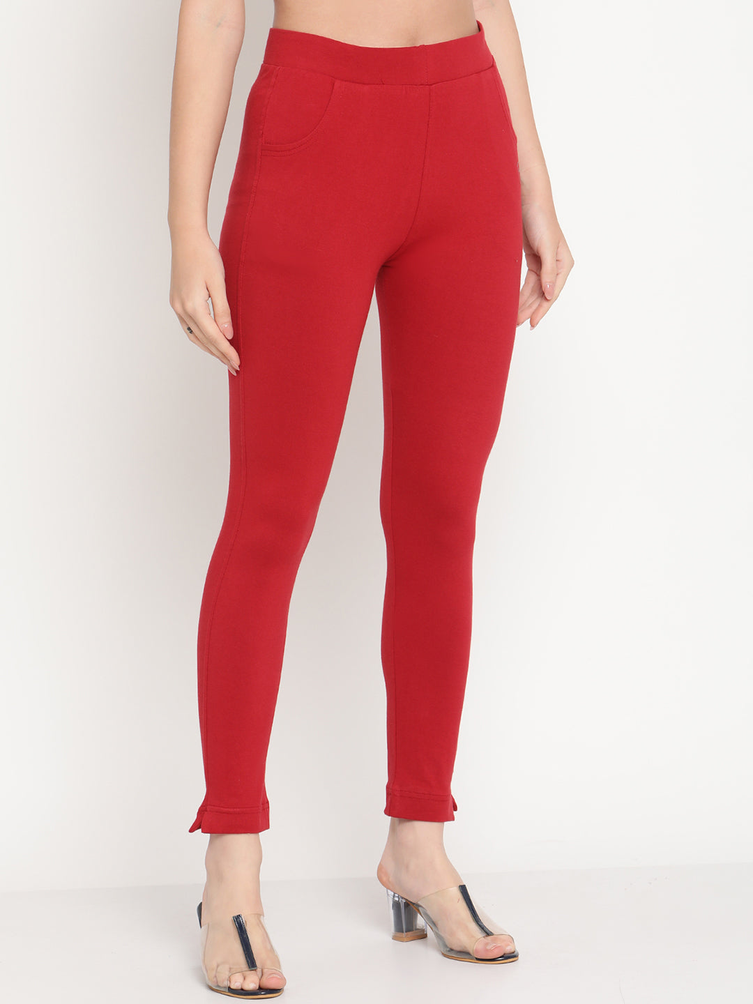 Maroon Pocket Pant