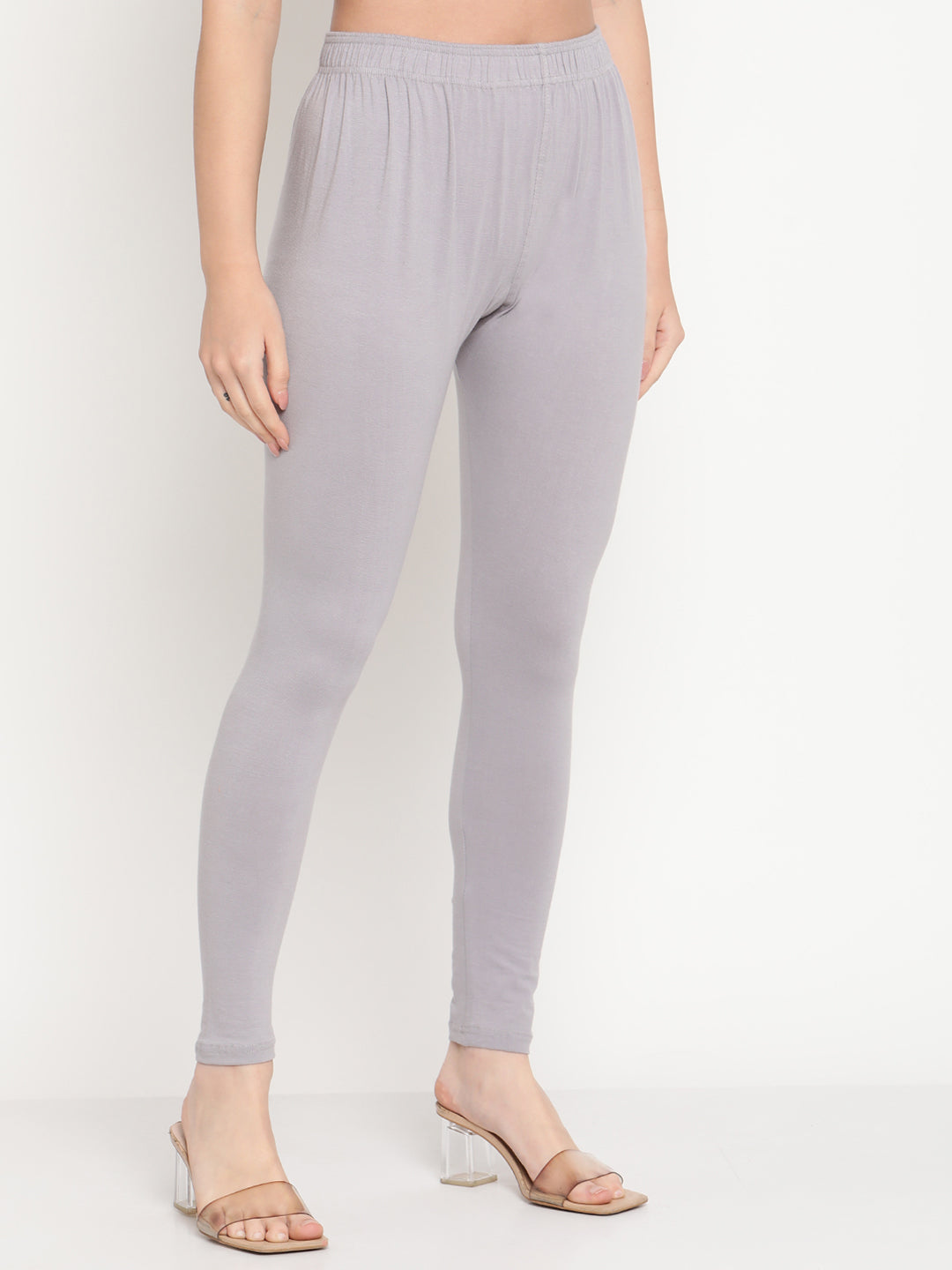 Light Grey Ankle Length Legging