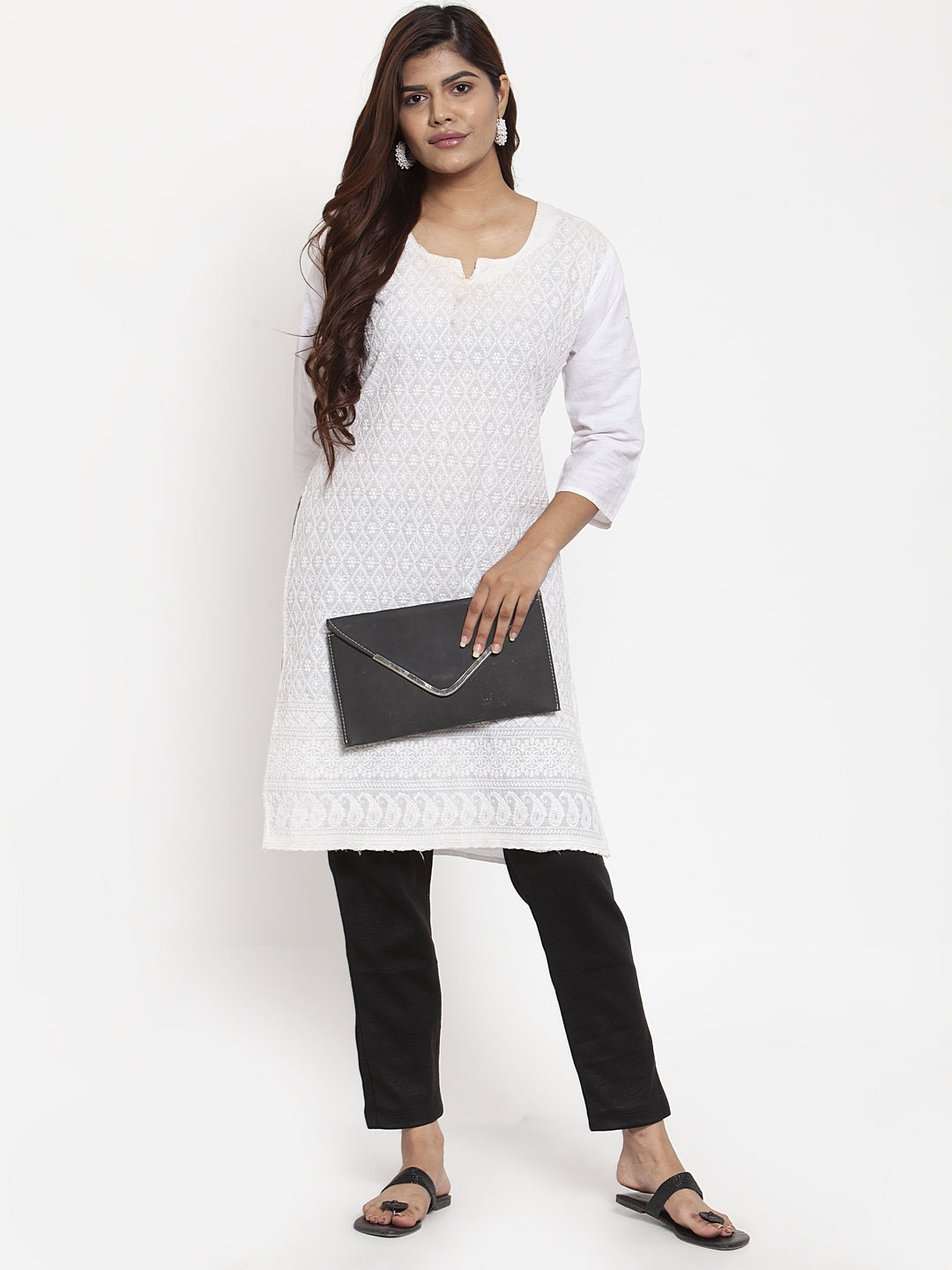 Black Woolen Pocket Pant