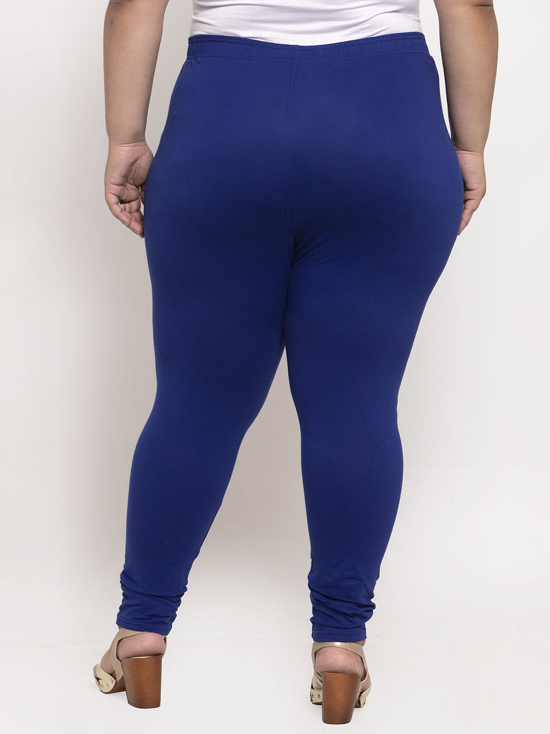 Royal Blue Ankle Length Plus Legging