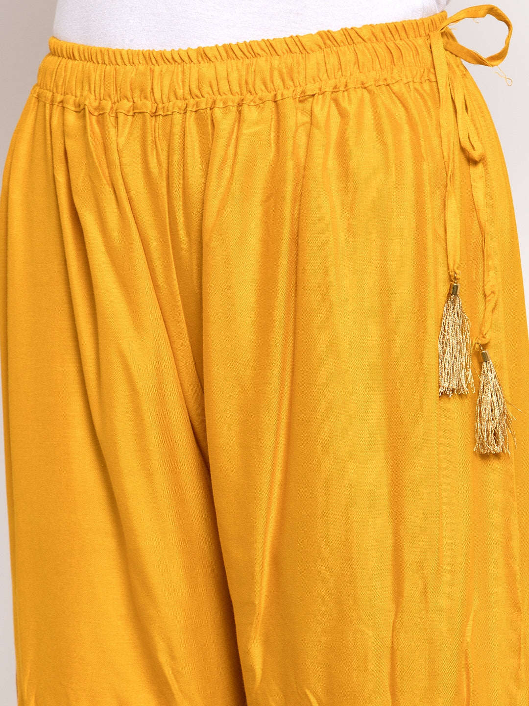 Dark Yellow Rayon Sharara