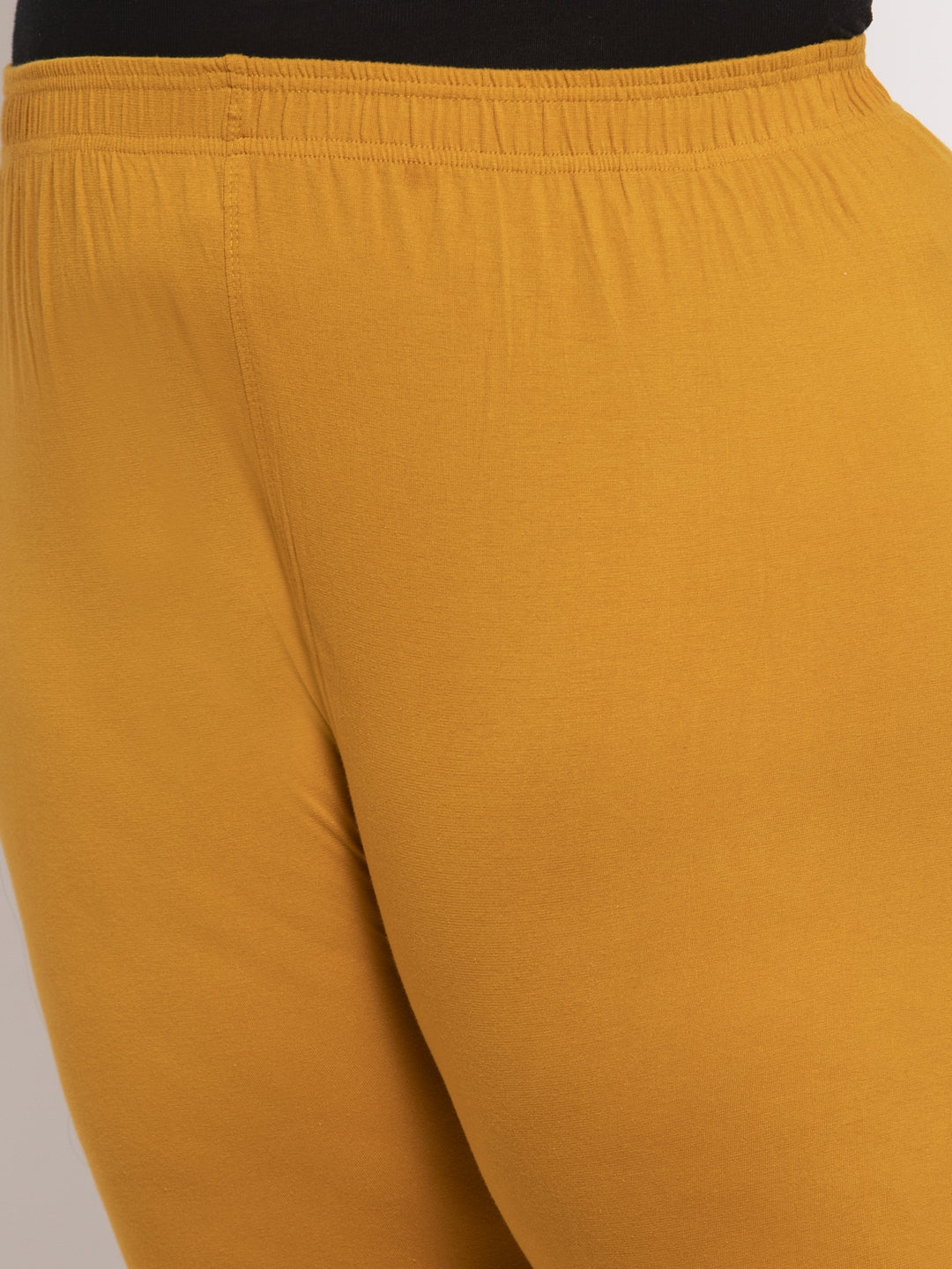 Mustard Ankle Length Plus Legging