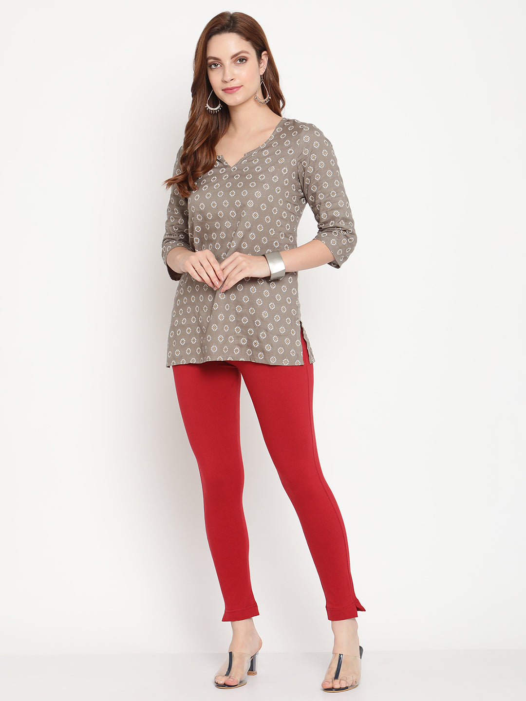 Maroon Pocket Pant