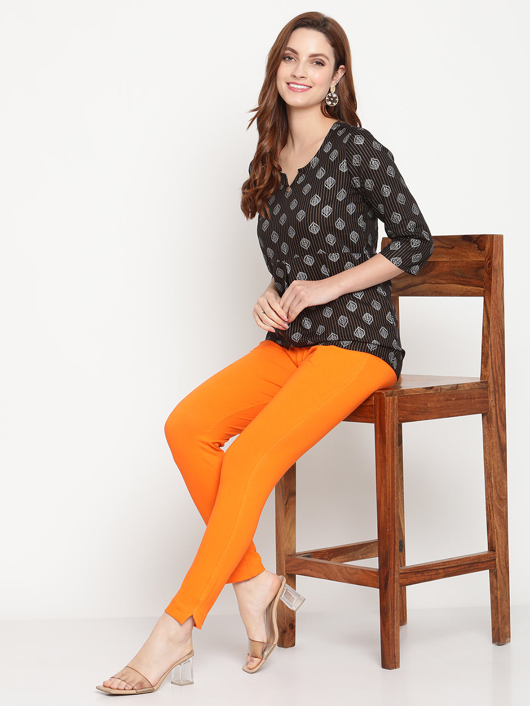 Orange Pocket Pant