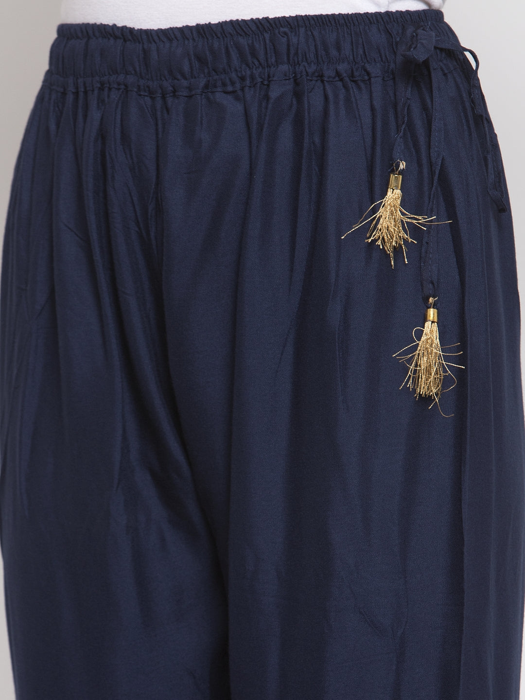 Navy Blue Rayon Sharara