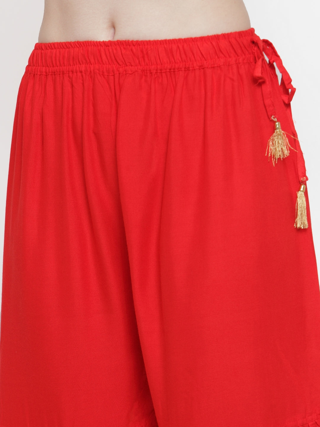 Red Rayon Sharara