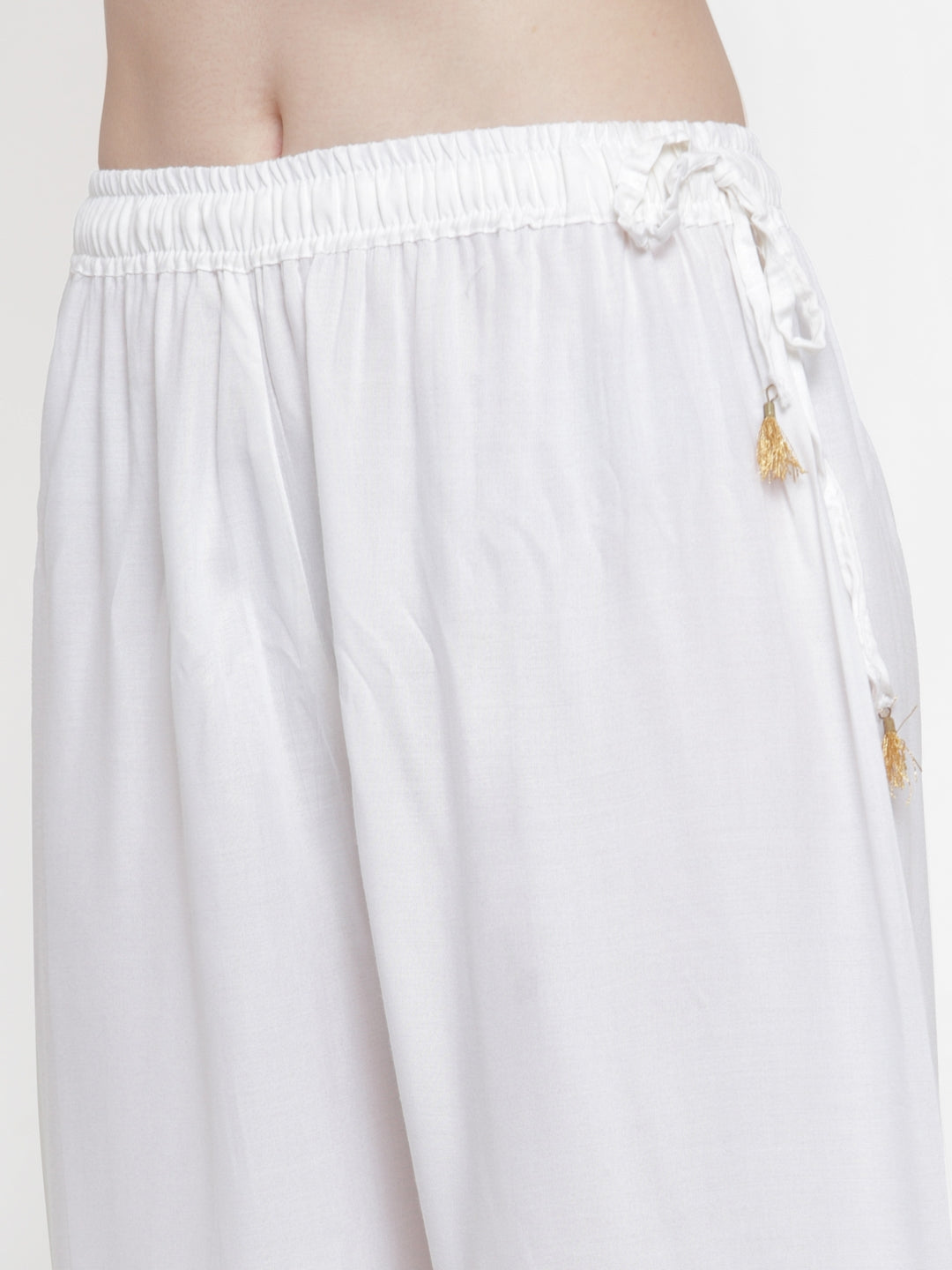 White Rayon Sharara