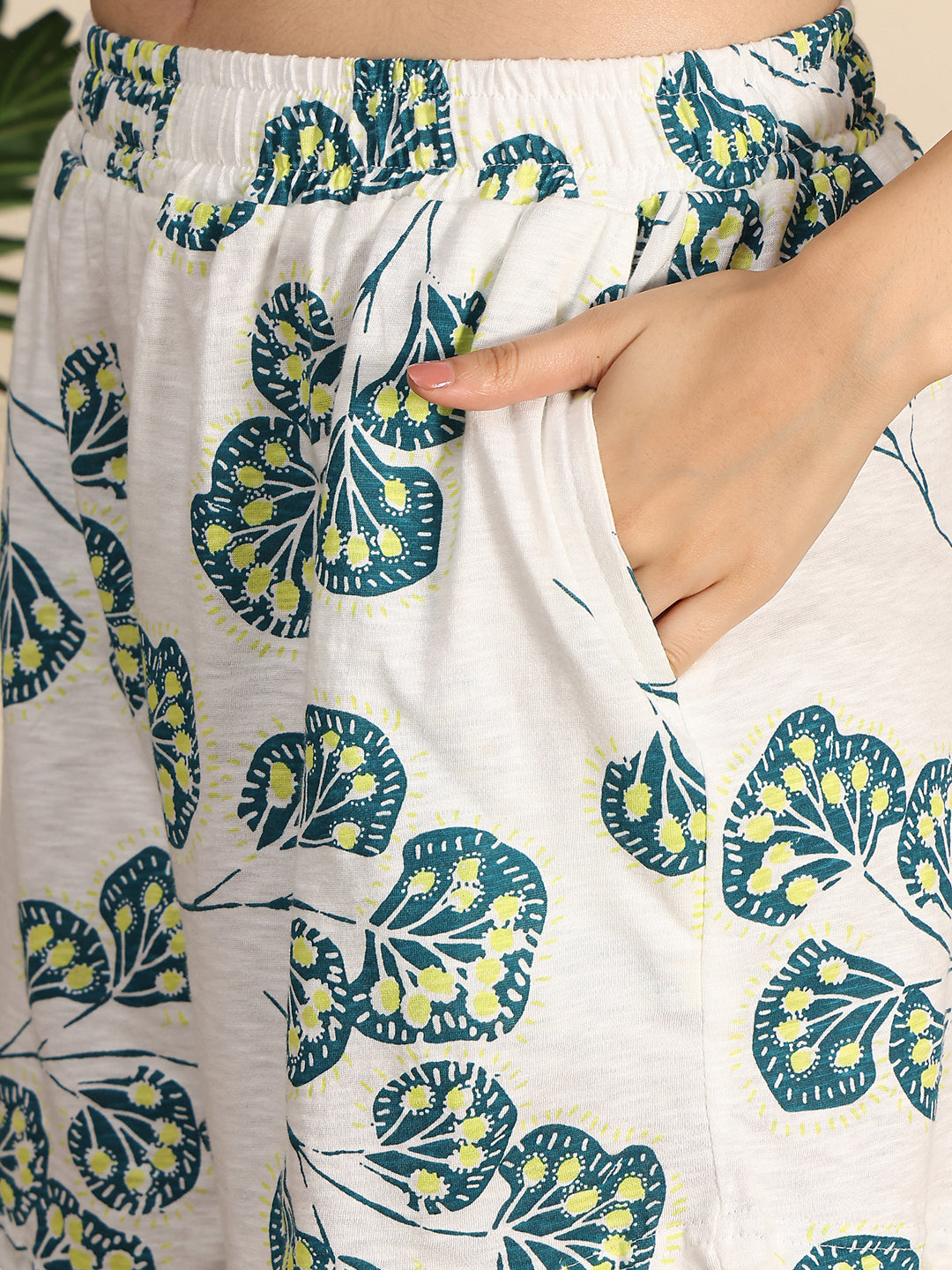 Botanic Brunch Knitted Lounge Shorts