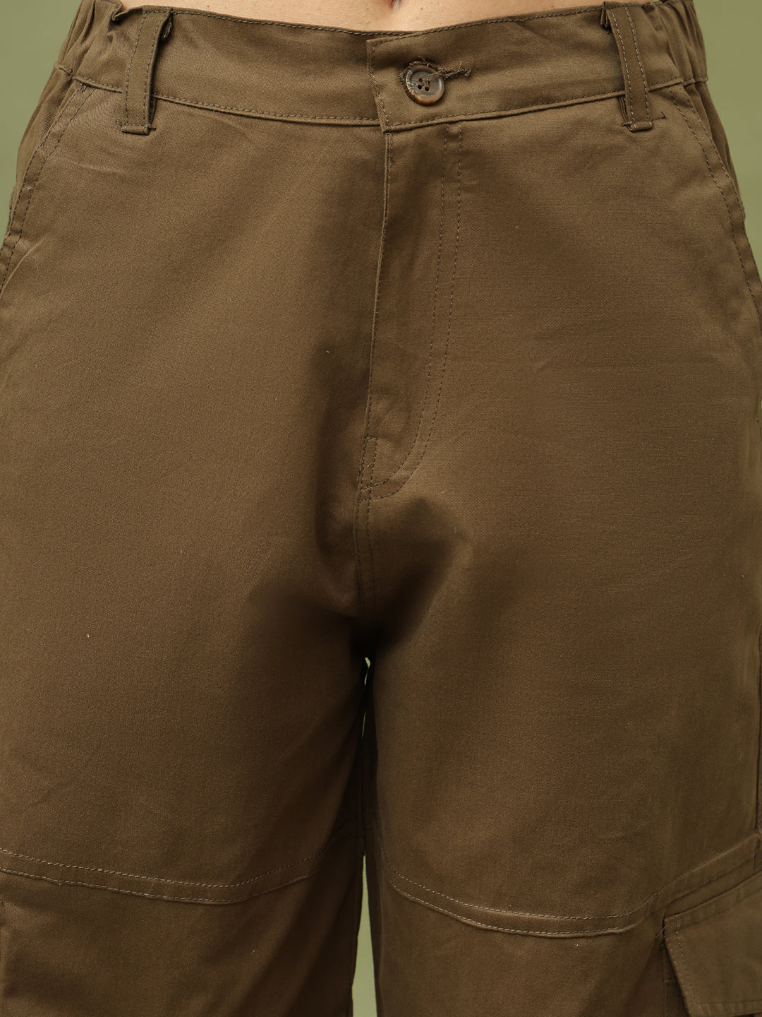 Brown High-Rise Utility Cargo