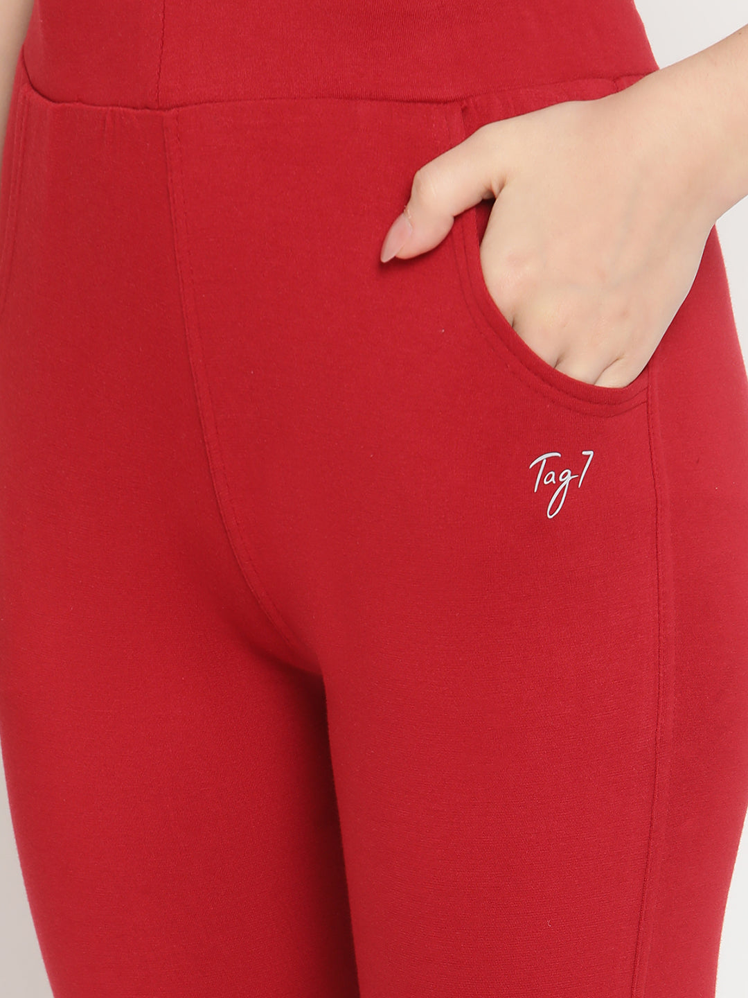 Maroon Pocket Pant