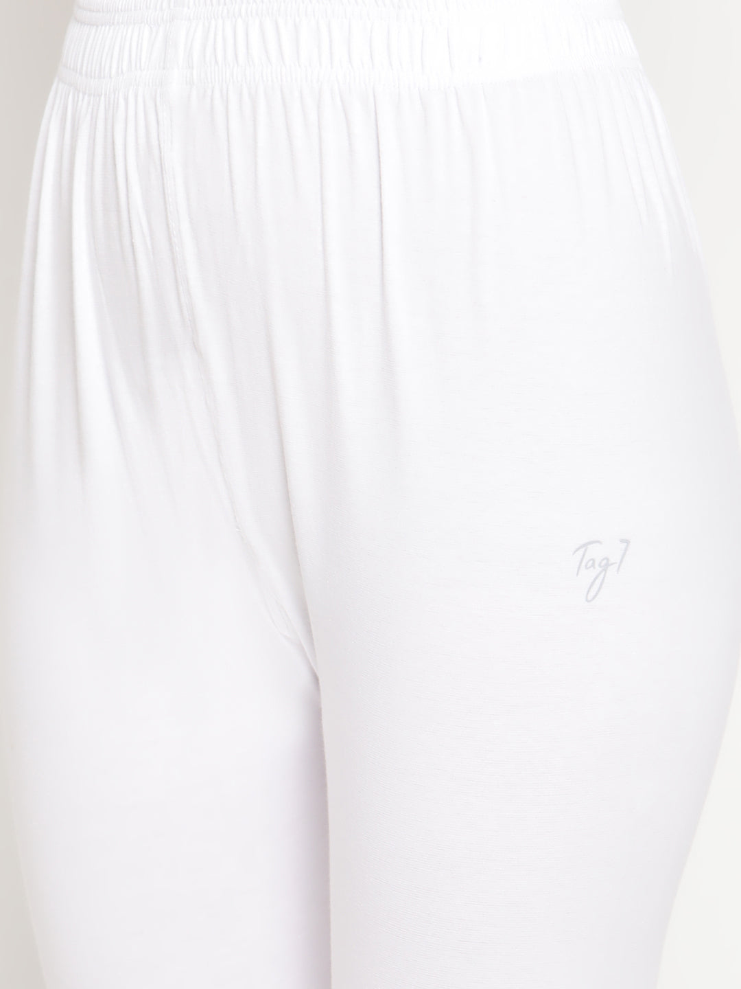 White Ankle Length Legging