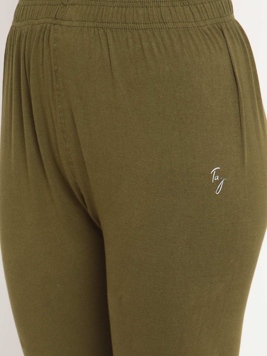 Olive Ankle Length Legging