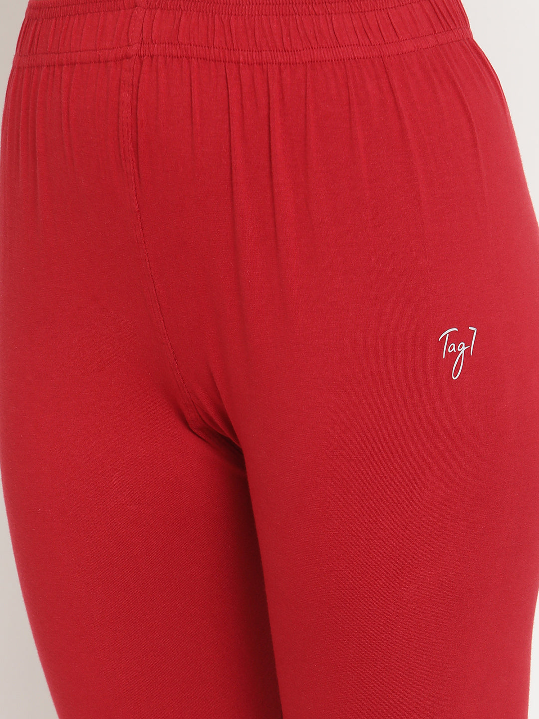 Maroon ankle length legging