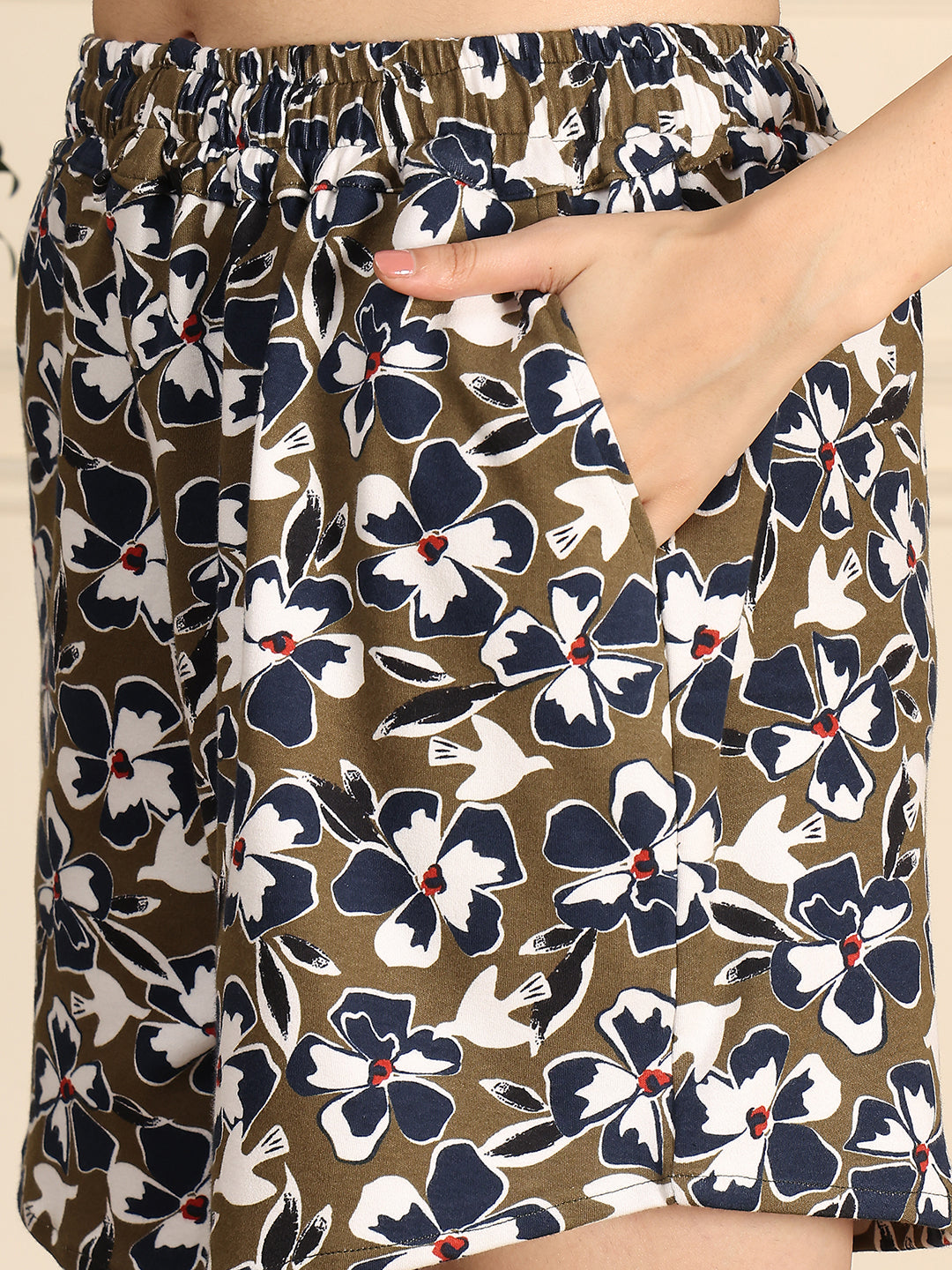 Camoflora Knitted Lounge Shorts