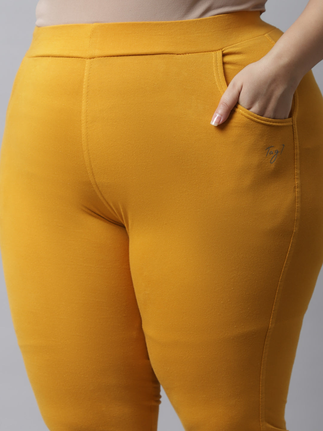 Mustard Plus Pocket Pant