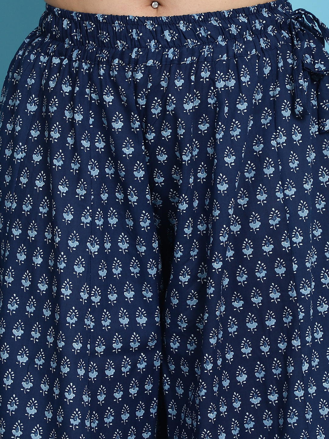 Indigo Diya Cotton Kali Plus Palazzo