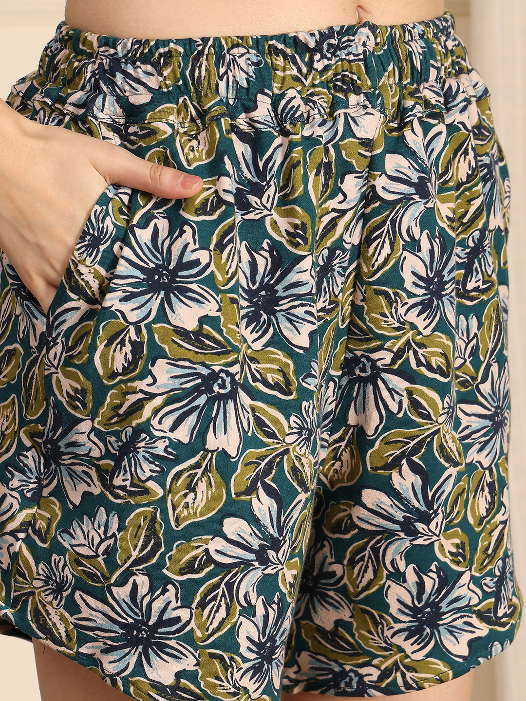 Jungle Jive Knitted Lounge Shorts