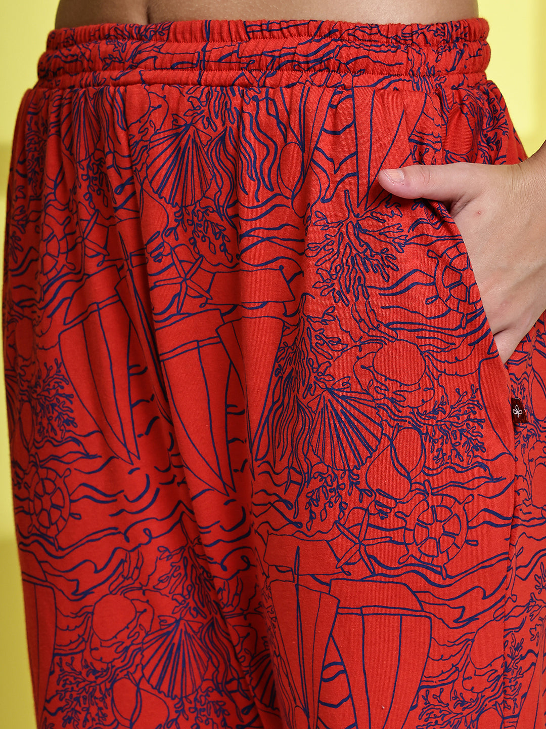 Red Ship Cotton Hosiery Lounge Pant