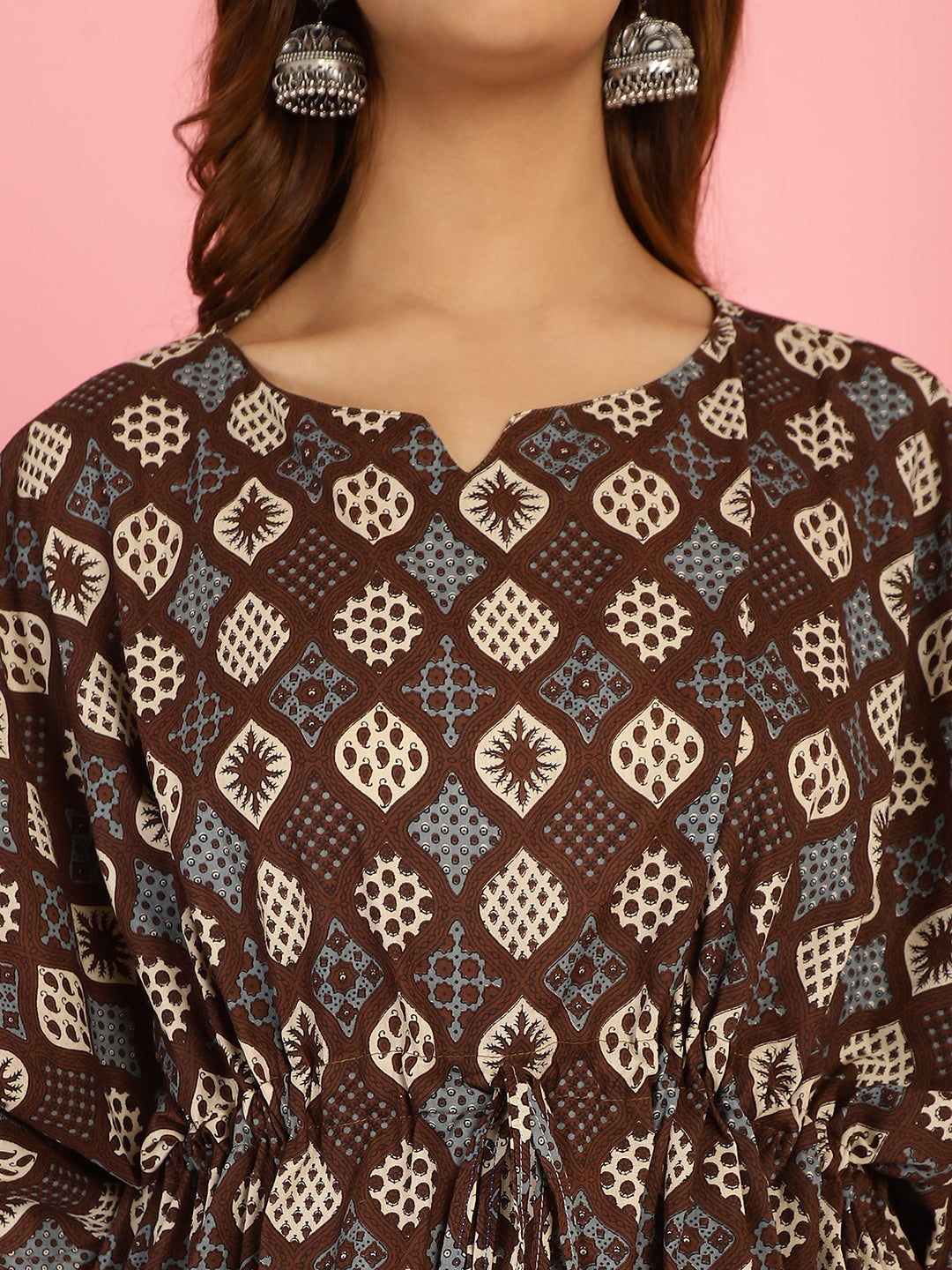 Brown Patterened Co-Ord Set