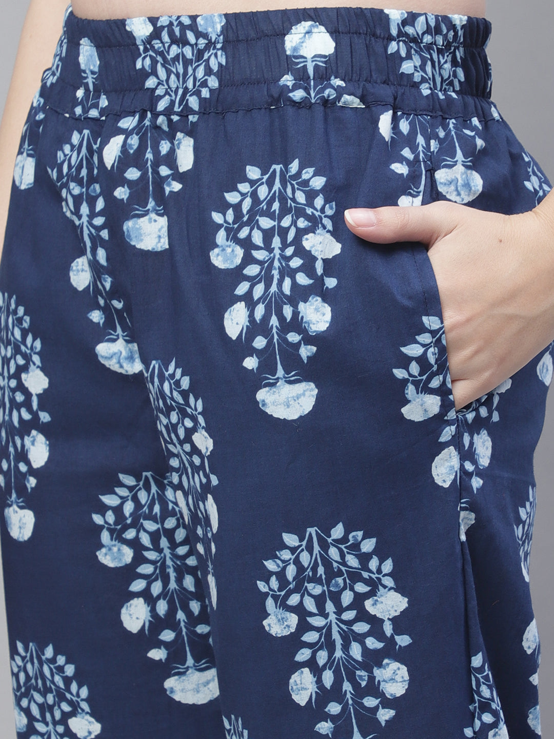 Indigo Mughal Boota Co-Ord Set