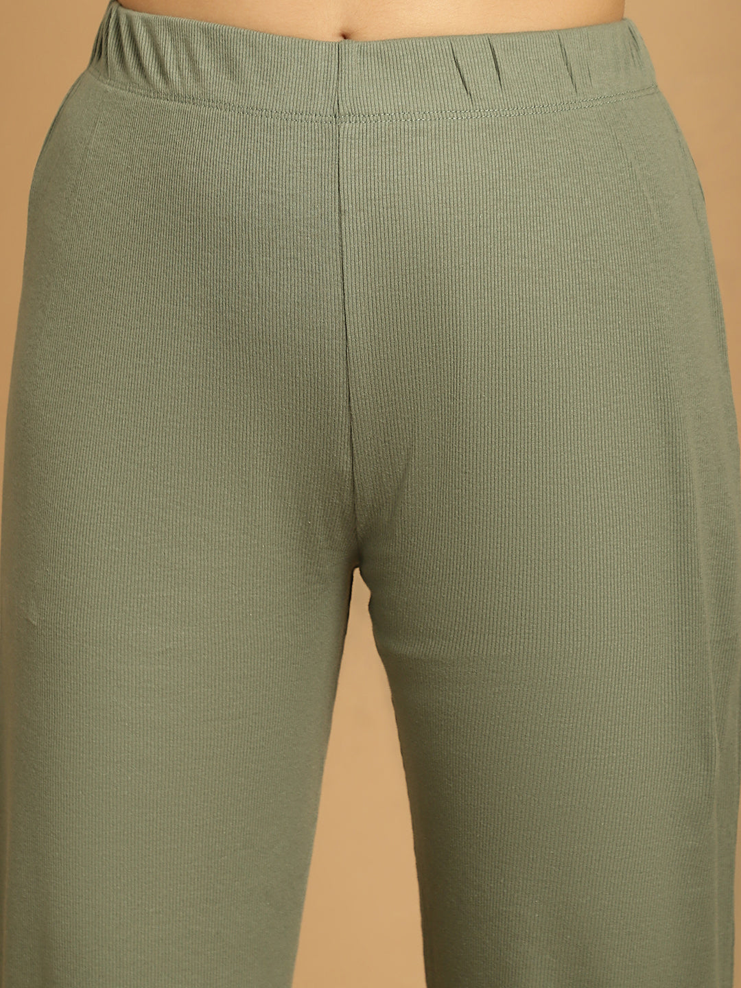 Olive Colorblocked Co-Ord Set