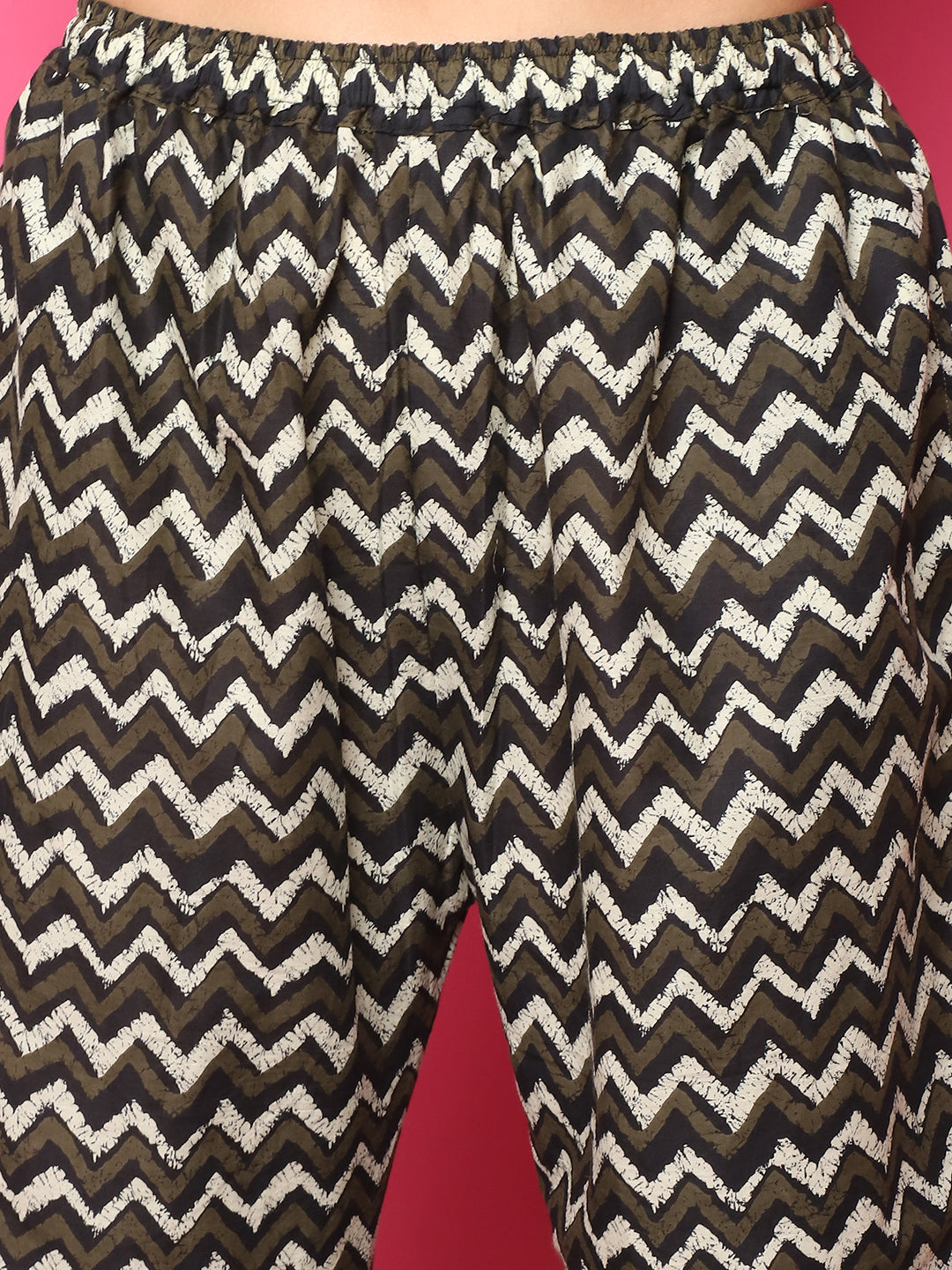 Dusty Olive Floral Co-Ord Set