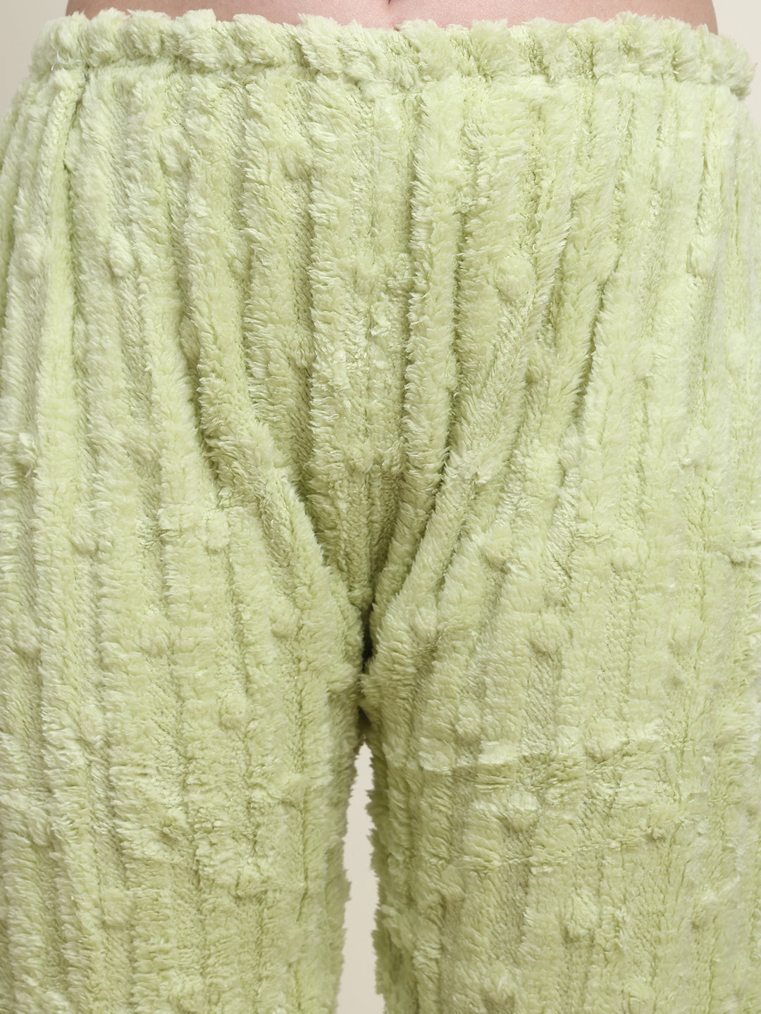 Lime Kitty Fur Winter Set