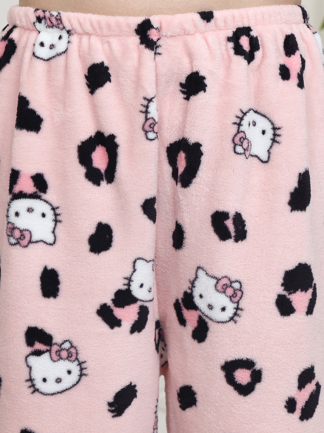 Pink Kitty Fur Winter Set