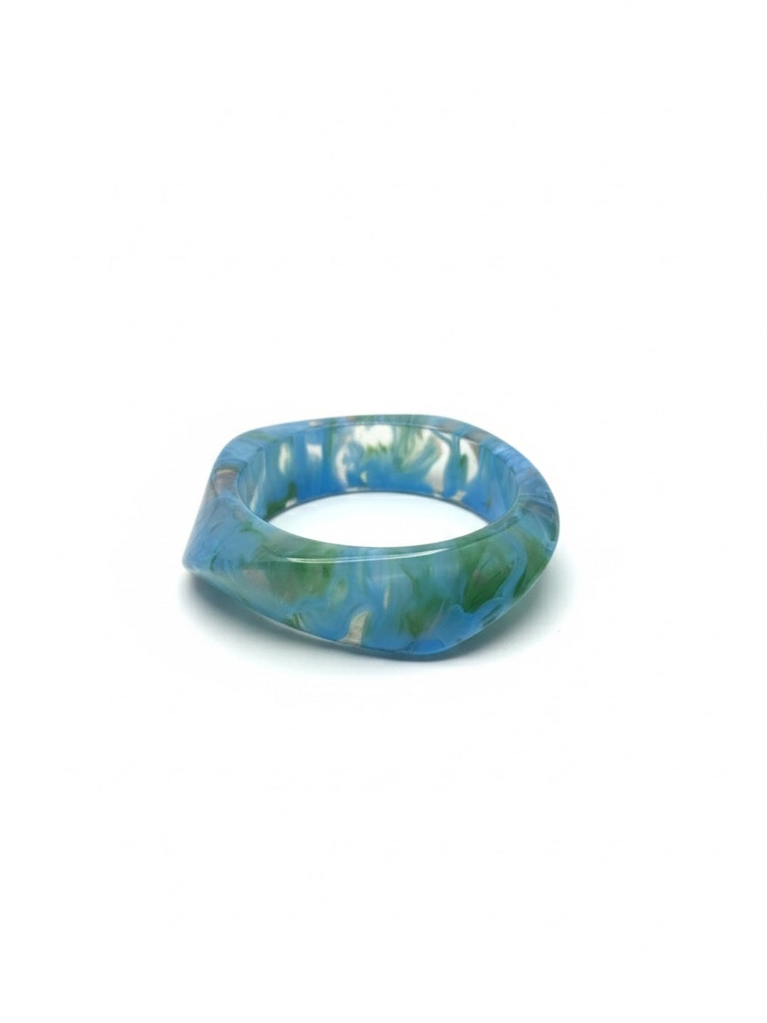 Lagoon Resin Bangles-Set of 4