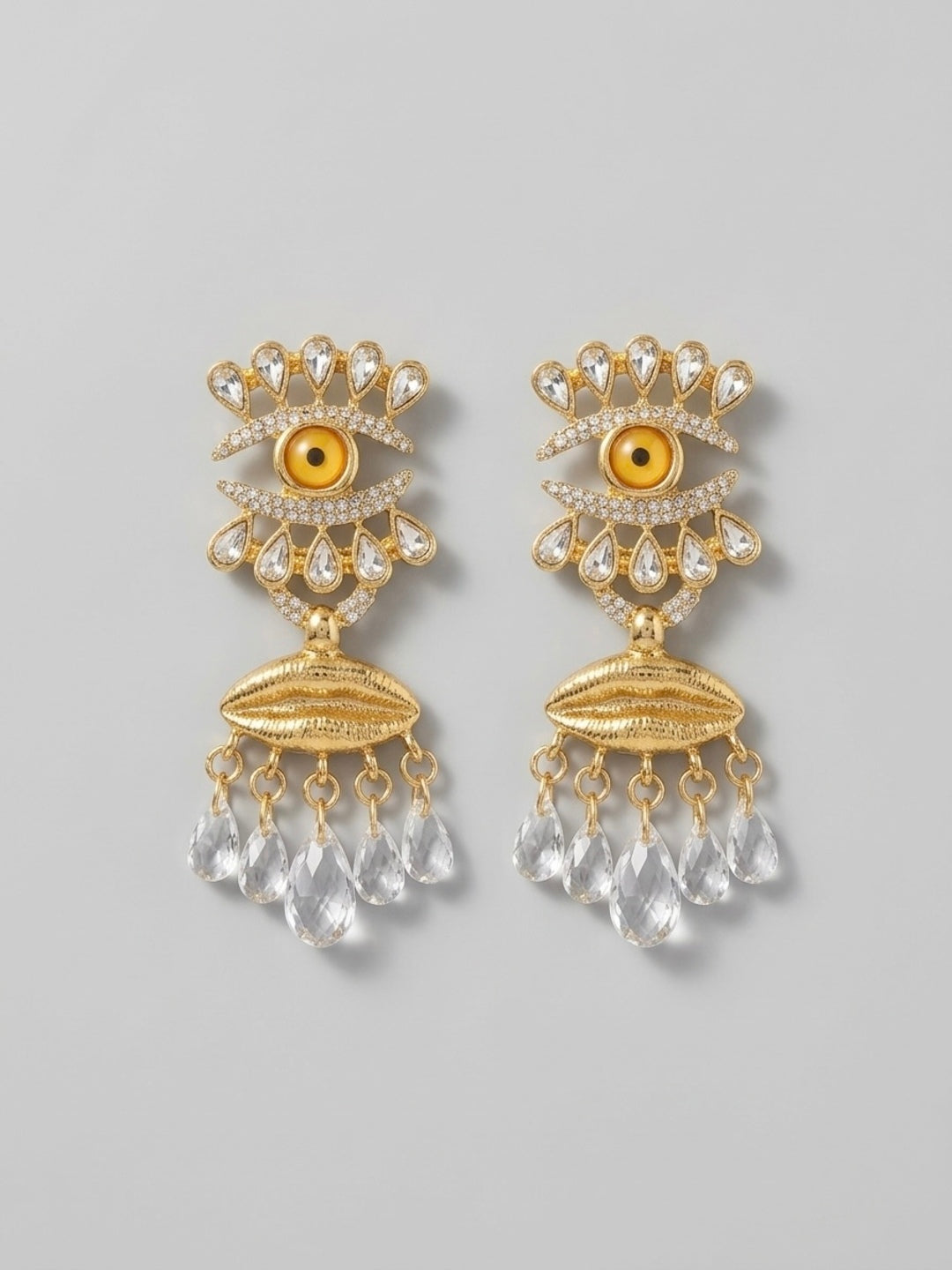 Evil eye Statement Earrings
